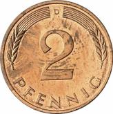 Obverse 2 Pfennig 1991 D