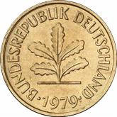 Reverse 5 Pfennig 1979 F