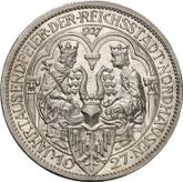 Obverse 3 Reichsmark 1927 A Nordhausen
