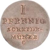Reverse 1 Pfennig 1824 C