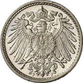 Reverse 5 Pfennig 1906 F