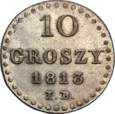 Reverse 10 Groszy 1813 IB