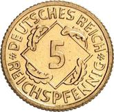 Obverse 5 Reichspfennig 1930 A