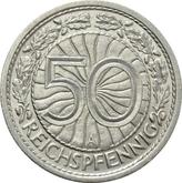 Reverse 50 Reichspfennig 1937 A