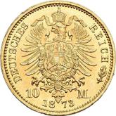 Reverse 10 Mark 1873 A Prussia