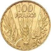 Reverse 100 Francs 1932