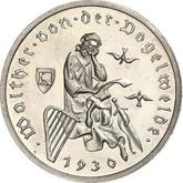 Reverse 3 Reichsmark 1930 A Vogelweide