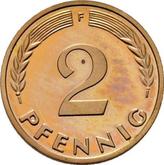 Obverse 2 Pfennig 1960 F