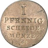 Reverse 1 Pfennig 1826 B