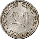 Obverse 20 Pfennig 1875 C