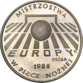 Reverse 200 Zlotych 1987 MW ET Pattern European Football Championship 1988