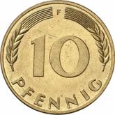 Obverse 10 Pfennig 1970 F