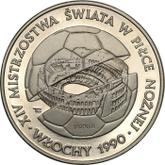 Reverse 500 Zlotych 1988 MW ET Pattern XIV World Cup FIFA - Italy 1990