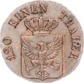 Obverse 3 Pfennig 1822 B