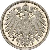 Reverse 5 Pfennig 1910 G