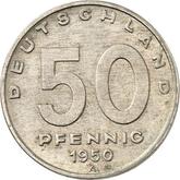 Obverse 50 Pfennig 1950 A