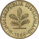 Reverse 5 Pfennig 1966 G