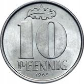 Obverse 10 Pfennig 1965 A