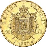 Reverse 50 Francs 1862 A