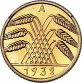 Reverse 10 Reichspfennig 1932 A