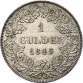 Reverse Gulden 1845