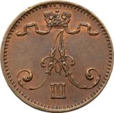 Obverse 1 Penni 1881