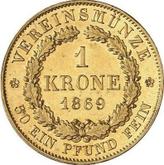 Reverse Krone 1869