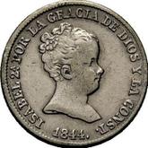 Obverse 1 Real 1844 M CL
