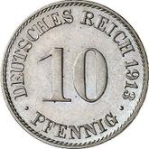 Obverse 10 Pfennig 1913 A