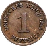 Obverse 1 Pfennig 1916 A