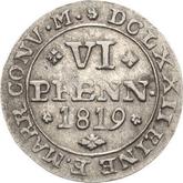 Reverse 6 Pfennig 1819 FR