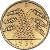 Reverse 10 Reichspfennig 1936 E