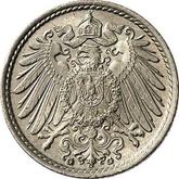 Reverse 5 Pfennig 1897 G