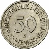 Obverse 50 Pfennig 1981 G