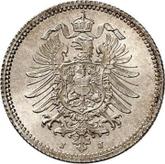 Reverse 20 Pfennig 1875 J