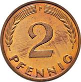 Obverse 2 Pfennig 1958 F