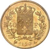Reverse 40 Francs 1820 A