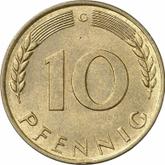 Obverse 10 Pfennig 1970 G
