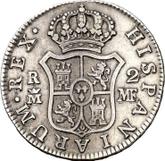 Reverse 2 Reales 1797 M MF