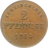 Reverse 2 Pfennig 1864