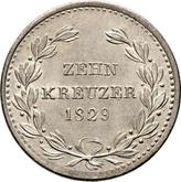 Reverse 10 Kreuzer 1829