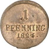 Reverse 1 Pfennig 1825