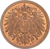 Reverse 1 Pfennig 1907 E