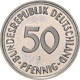 Obverse 50 Pfennig 1966 J