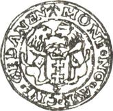 Reverse Ducat 1540 Danzig