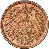 Reverse 1 Pfennig 1894 D