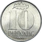 Obverse 10 Pfennig 1979 A