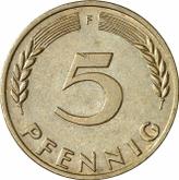 Obverse 5 Pfennig 1967 F