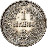 Obverse 1 Mark 1875 J