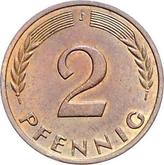 Obverse 2 Pfennig 1969 J